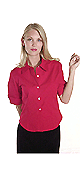 3/4 Sleeve Button Down Shirt