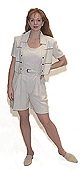 Two Piece Jacket and Romper Set